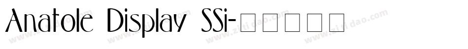Anatole Display SSi字体转换